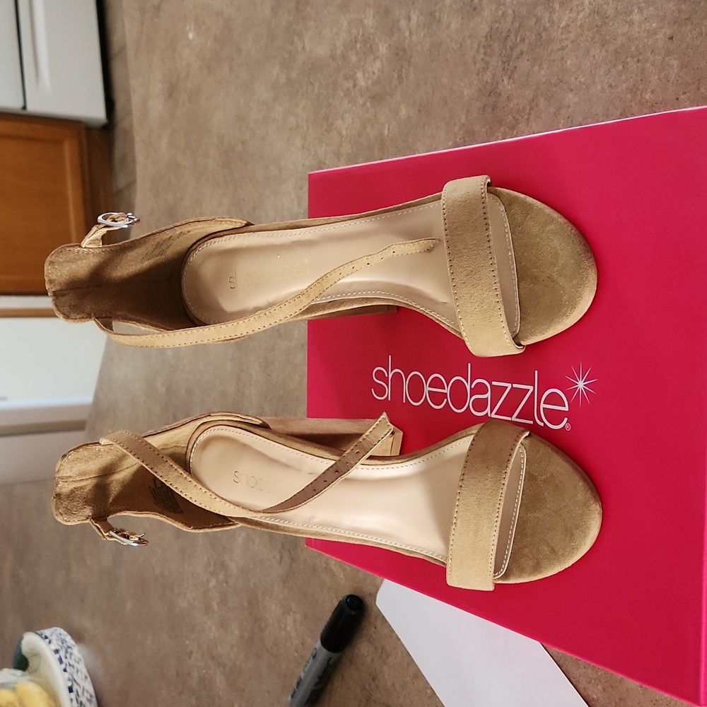 Shoedazzle Tonya Lace Up Heel
